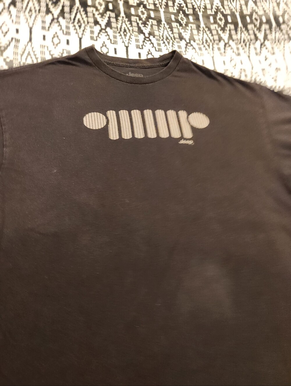 Jeep Black Graphic Logo TeeSize XL